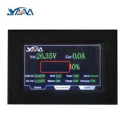 China JK Smart BMS Accessory LCD Touch Screen LCD Display For jikong 130.5*83mm PCB Battery Management System for sale