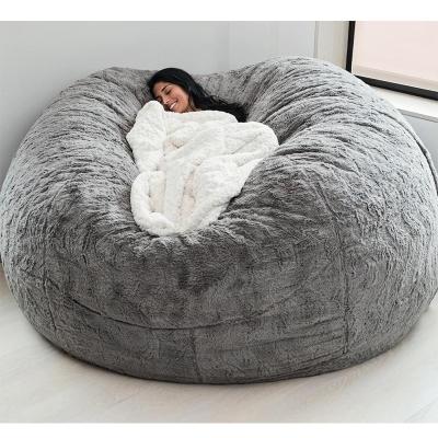 China Wholesale Comfortable Bean Bags Living Room Giant Chair Removable Cover Lazy Sofa Cover For Kid And Adult for sale