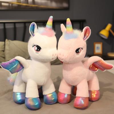 China New Girl's Plush Doll Stuffed Toy Creative Cute Imagination Color Unicorn Soft Plush Toy for sale