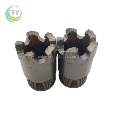 China Water Well Drilling Buck Thread 75mm PDC Cutter Core Bit For Water Well Drilling for sale