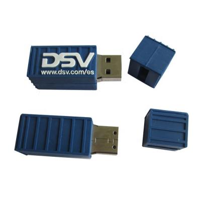 China Custom PVC/Silicon container PVC flash usb drive for promotions factory direct 32gb usb pendrive for sale