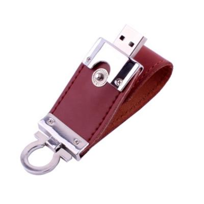 China Promotional Custom Leather USB Flash Drive With Logo USB Stick Leather 128 USB Pendrivers 8 Gb 16gb 32gb 2.0 3.0 for sale