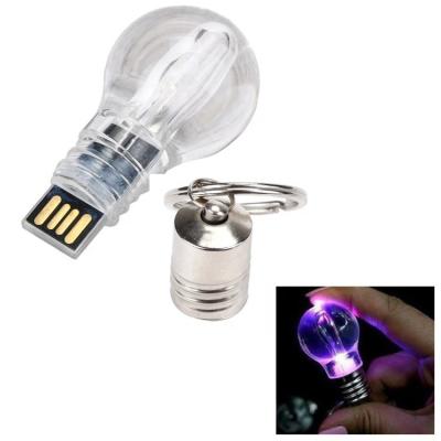 China Custom Flashlight 4GB Lamp Bulb USB 2.0 Memory Stick Flash Pen Drive for sale