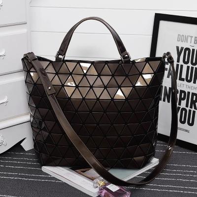 China High Quality Best Quality Ladies PU Leather Geometric Fashion Handbags Geometry Woman Handbags for sale