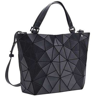 China Multifunctional Factory Amazon Capacity Women Tote Bags Large And Super High Quality Wallets Wholesale Matt Geometric Crossbody Shoulder Bags for sale