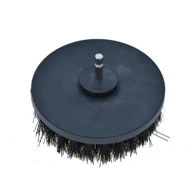 China Sofa 5 Inch Drill Brush Kitchen Bathroom Floor Cleaning Mat Rotating Electric Drill Cleaning Brush for sale