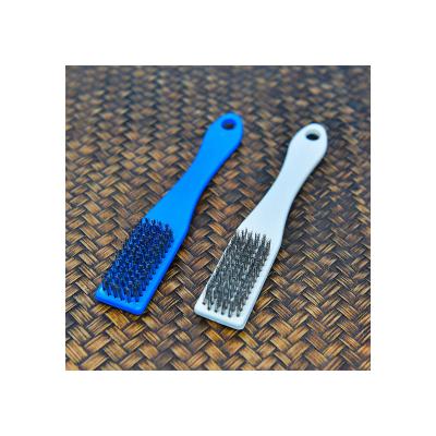 China Clean Plastic Handle Steel Wire Brush Clean And Care Antique Antique Brush for sale