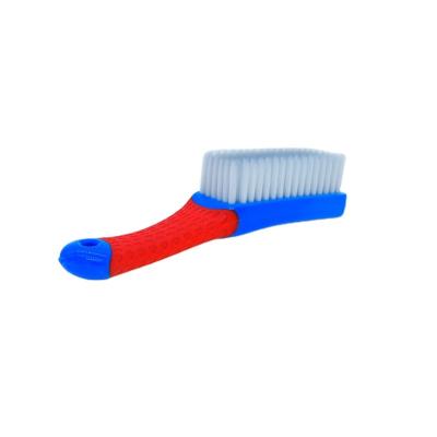 China Factory direct sale viable anti-slip silicone covered plastic handle pp nano hair household brush for sale