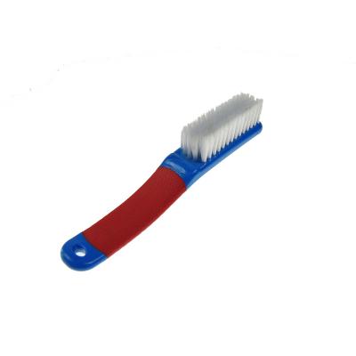 China Sustainable Multifunctional Anti-slip Silicone Covered Plastic Handle PP Nano Hair Household Brush for sale