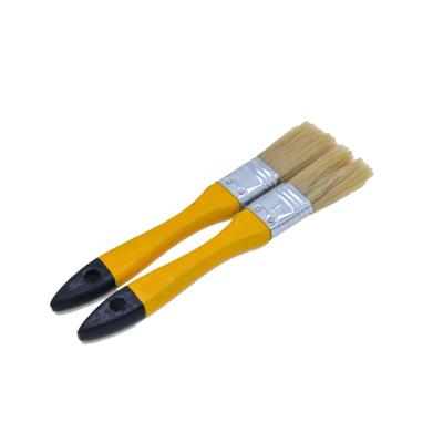 China 1 Inch USA Market Wooden Handle Hot Selling Paint Household Paint Brush Flat Brush for sale