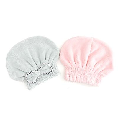 China Viable Hot Sale Super Absorbent Shower Spa Drying Hair Towel Custom Logo Dry Hair Cap For Women for sale