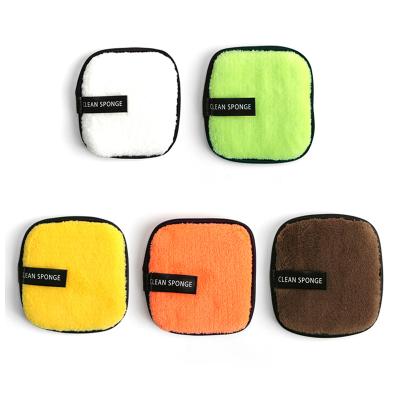 China New Design High Quality Microfiber Flannel Makeup Remover Pads Reusable Face Cleansing Cotton for sale