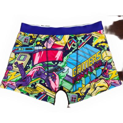 China Custom Printing Underwear BOXES Of High Quality Mens Antibacterial Underwear for sale