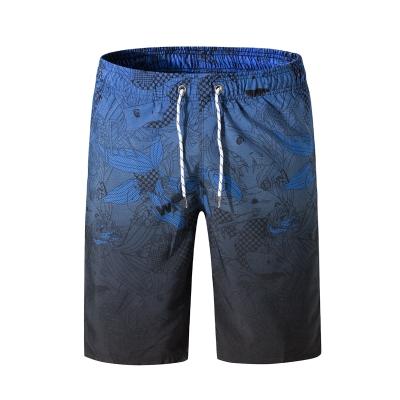 China Manufacturer New OEM Gradient Swim Trunk Boardshorts Men's Beach Swimwear Print Board Shorts for sale