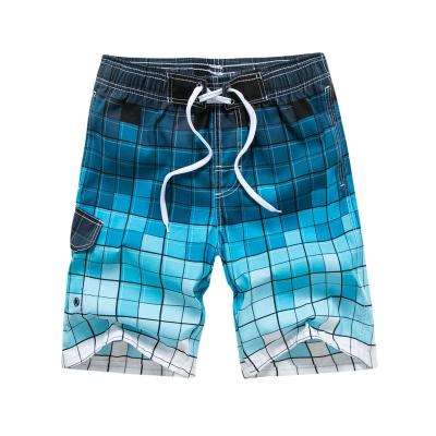 China Swim Trunk OEM Plaid Boardshorts Manufacturer Beach Swimwear Print Mens Board Shorts for sale