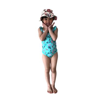 China Spandex/polyester print high quality custom fashion swimwear beach wear kids swimwear set 2021 beautiful for sale