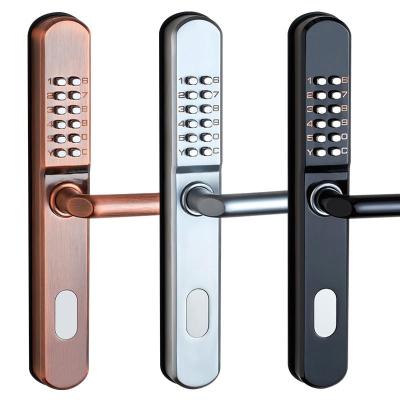 China Zinc alloy intelligent mechanical push button code lock for gate door DH8810 for sale