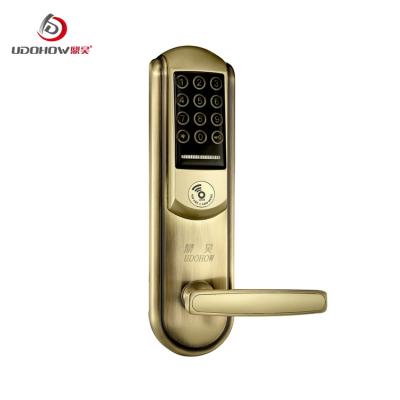 China Korea Open Right Or Left Hand Open Card + Mechanic Digital Key + Password Safe Lock For Sliding Door for sale