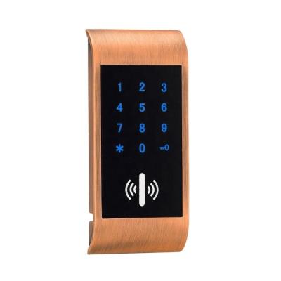 China Digital Keyless Multi Functional Digital RFID Cabinet Lock Udohow Touchpad RFID Electric Cabinet Lock for sale