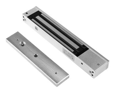 China Udohow 12v 24v Anodized Aluminum Single Door 280kg 600lbs Holding Electromagnetic Force Lock (DH280G) for sale