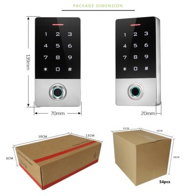 China time & Waterproof Attendance Screen Touch Smart Card Fingerprint Door Access Control for sale