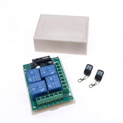 China Motorcycle Alarm System 12v 4 Channel Controller 433mhz Wireless Remote Receiver Module for sale