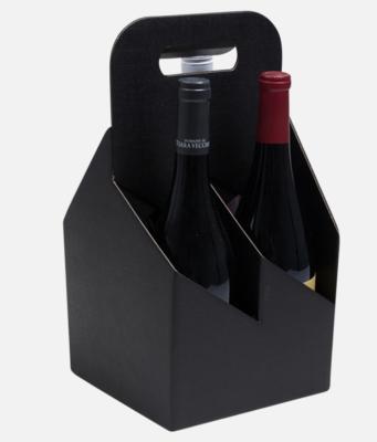 China Wine 4 Bottle 6 Bottle Wine Carry Box for sale