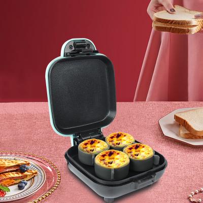 China Wholesale Hot Selling Adjustable Thermostat Factory Sandwich Machine 4 in 1 Egg Bite Maker Waffle Light Food Tart Machine for sale