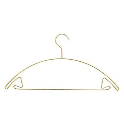 China Minimalist Clothing Store Gold And Rose Gold Fashion Clothes Iron Hanger for sale