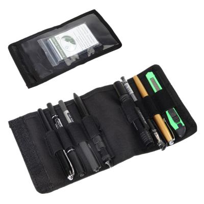 China Waterproof Tactical Card Pen Holder Belt Bag Pouch Panel Sun Visor Organizer Case for sale