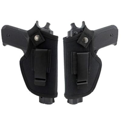 China Durable Tactical Leather IWB Universal Concealed Holster With Clip Right Hand for sale