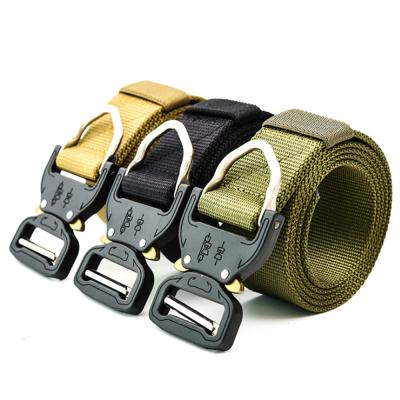 China Rigger Belts USA Army Combat Belt Rescue Men's Casual Durable Military Tactical Belt for sale