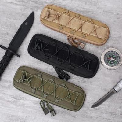 China Tactical Water Proof Knife Pouch Molle EDC Tool Waist Bag Hunting Airsoft Holster Flashlight Holder Case for sale