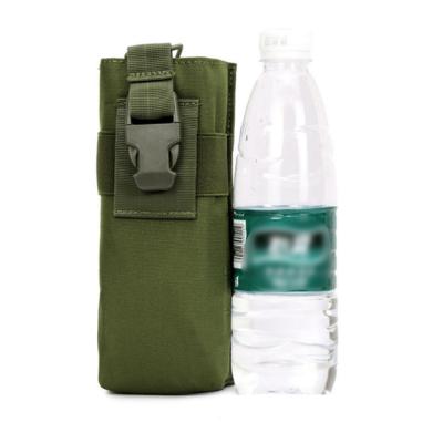 China Water Proof Water Bottle Bag Molle Radio Pocket Airsoft Paintball Hunting Canteen Holder Tactical Walkie Talkie Holster for sale