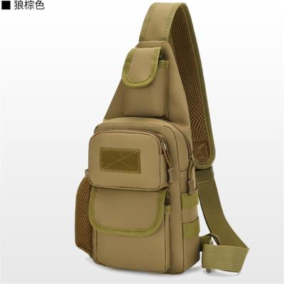 China Waterproof Tactical Shoulder Bag Amy Camouflage Riding Hiking Sling Pack Outdoor Camping Fishing Small Chest Bag for sale