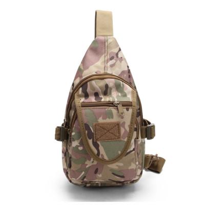 China Waterproof Nylon Camouflage Military Tactical Chest Bags Waterproof Shoulder Bag Sports Cross - Body Increasing Travel Bag for sale