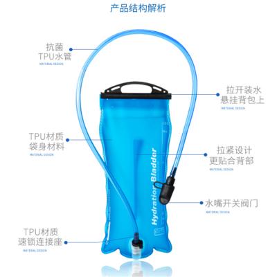 China Waterproof Outdoor Cycling Backpack MTB Bladder Recycling Water Bag Increasing Tactical Bottle With Detachable Drinking Tube for sale