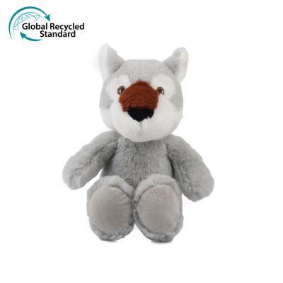 China Wholesale Stuffed Wolf Plush Wolf Toys Stuffed Plush Toy Made Of Recycled Polyester for sale