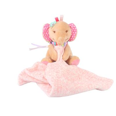 China Custom Quilt Cute Gift Plush Elephant Stuffed Baby Toy For Baby Care for sale