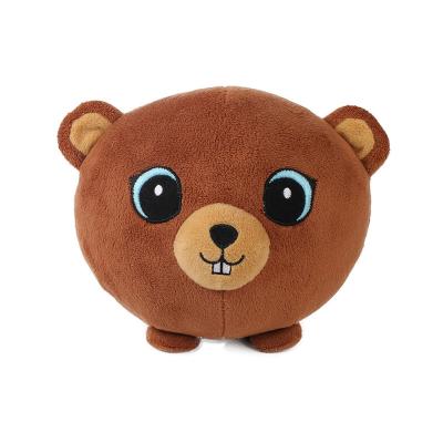 China Wholesale Custom Plush Stuffed Stress Ball Bear Slow Rising Animal Toy for sale