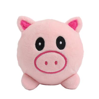 China Wholesale Squeeze Ball Filled Plush Squeeze Doll Stuffed Pig Pink Stress Ball Toy for sale