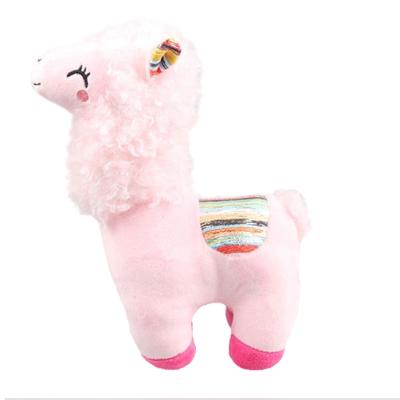 China Custom Toy Pink Cute Stuffed Alpace Plush Llamas Plush Toy for sale