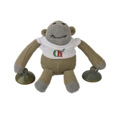 China Unique Small Plush Promotion Knit Monkey Plush Toy Plush Doll Toy EGT032010, EGT032010 for sale