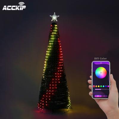 China Holiday Decoration ANPU Smart APP Remote Control Christmas Tree Light Indoor Decor Led Light String Holiday Lighting for sale