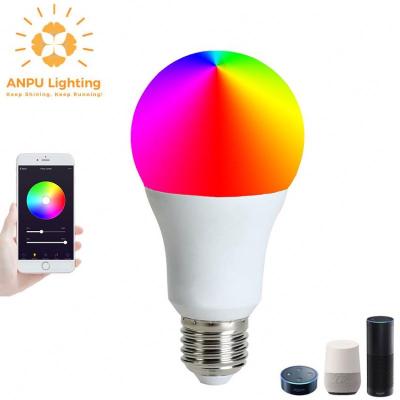 China Universal E27 9W Lampadas Led Smart Smart RGB Led Light Bulb Lighting Bulb for sale