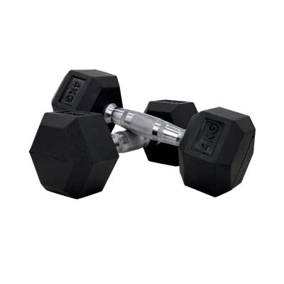 China Universal Fitness 10kg 50kg Weight Gym Equipment Cheap Rubber Hex Sets 40kg PU Dumbbells 30kg Dumbbell Set For Gym for sale