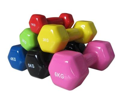 China Cheap universal jinsu color hex fitness dumbbell dumbbell china factory supply china men women dumbbell set 20 kg for sale