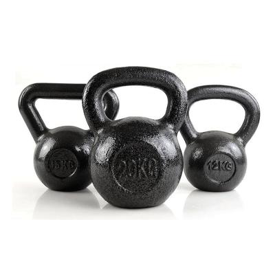 China Universal Fitness Accessories Bodybuilding Rubber Cheap Cement Coated Kettlebell for sale