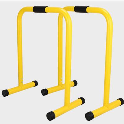 China Modern Gym Fitness Gym Fitness Equipment Indoor Horizontal Yellow Indoor Push Ups Parallel Bars for sale