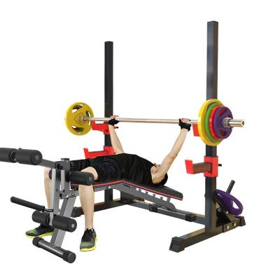 China Modern Home Barbell Rack Weight Bench Press Bench Equipment Fitness Pull-UPS Squat Rack for sale